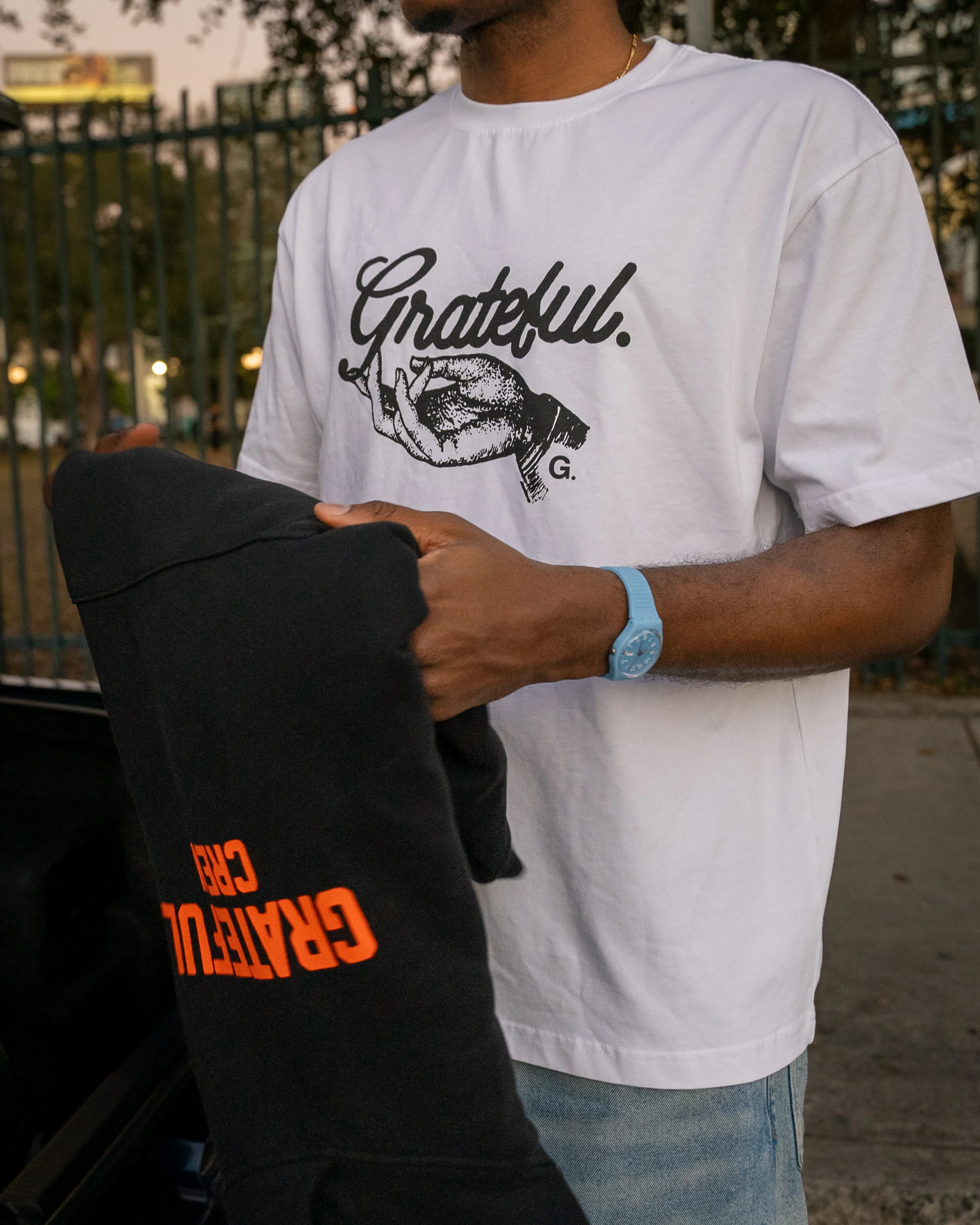 Only Prayer Tee- White - Image 4