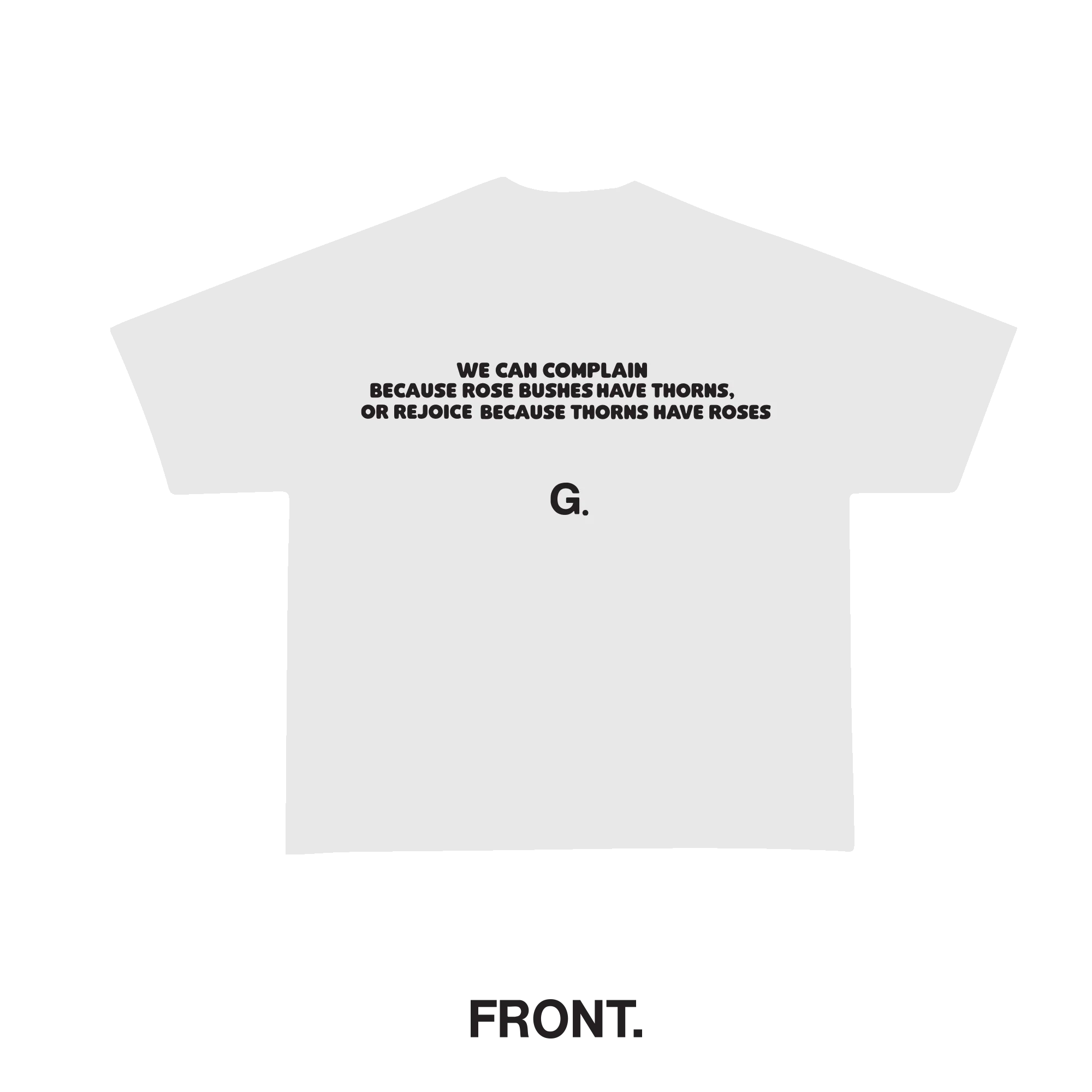 Rejoice Tee- White - Image 5