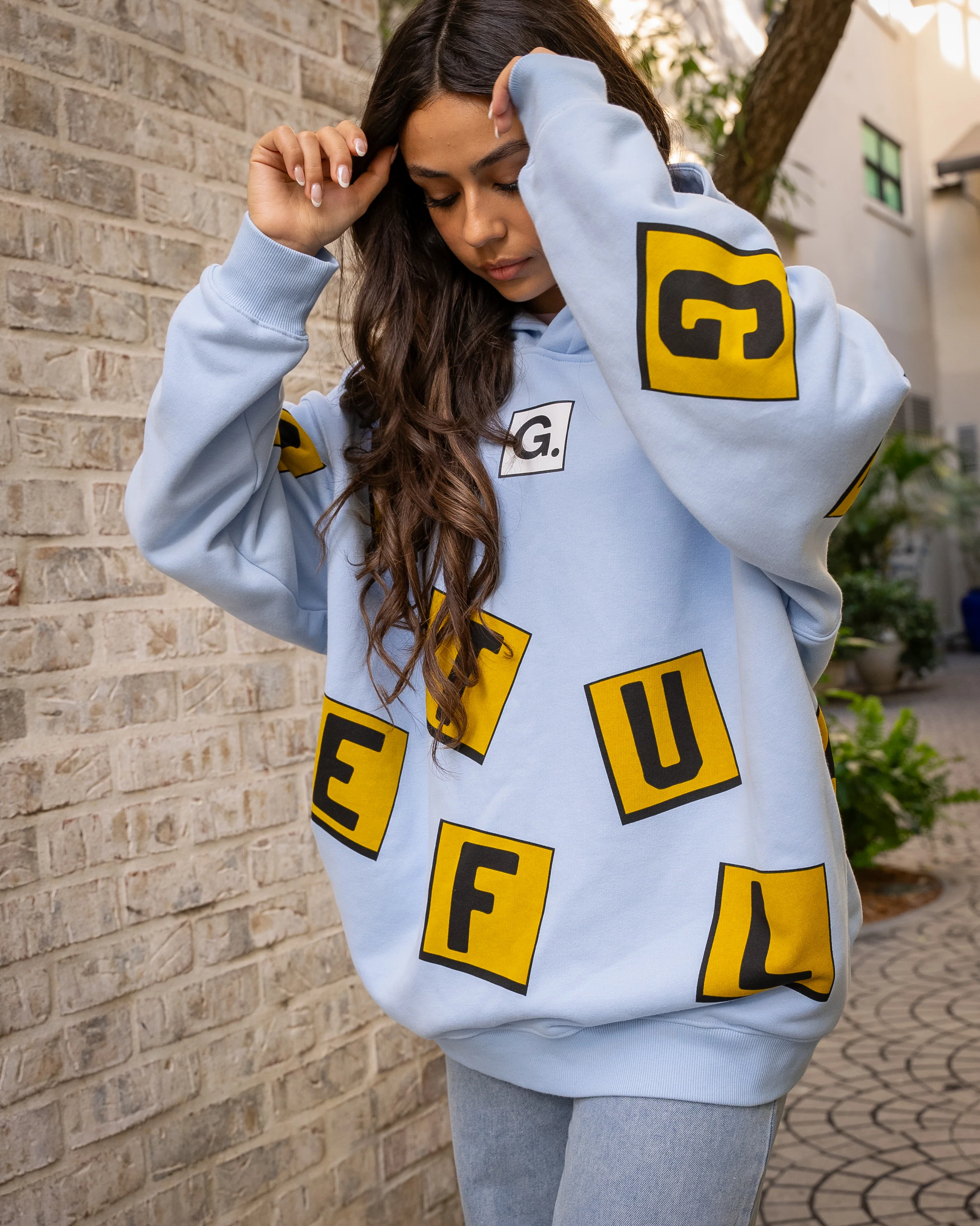 The Letter Box Hood- Slate Blue - Image 4