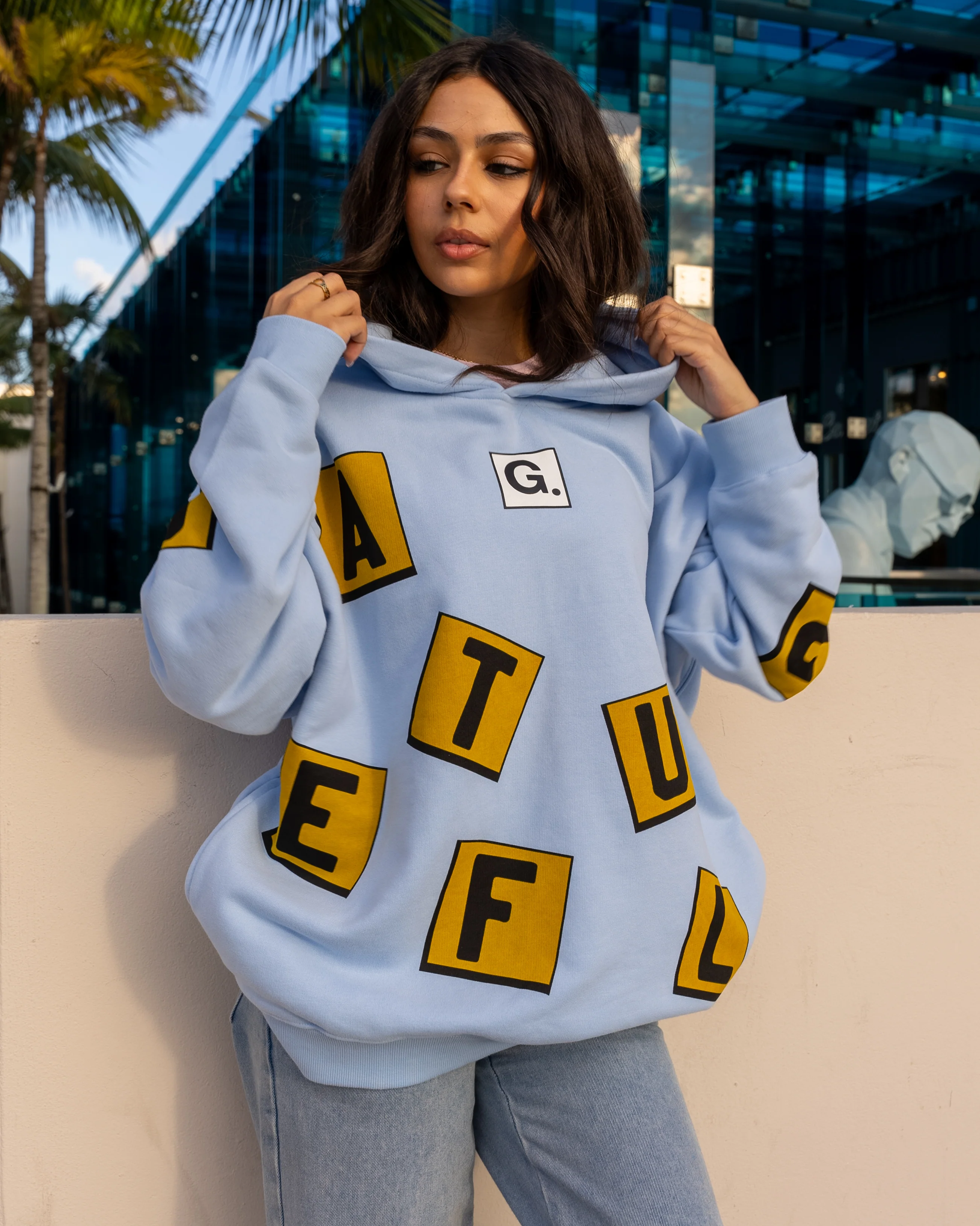 The Letter Box Hood- Slate Blue - Image 6